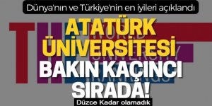 Erzurum, Düzce'nin gerisinde kaldı: İlk 500'de Türkiye'den sadece 3 üniversite var