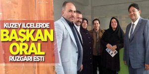 Başkan Oral rüzgarı kuzeyden esti: Yoğun ilgi gördü