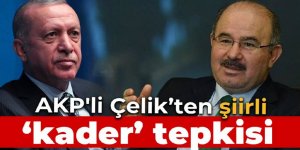 AK Partili Çelik'ten şiirli 'kader' tepkisi