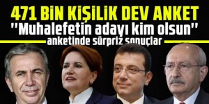 ''Muhalefetin adayı kim olsun?'' anketinden sürpriz sonuçlar