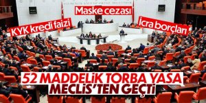 Ekonomiye ilişkin torba kanun teklif Plan ve Bütçe Komisyonunda kabul edildi