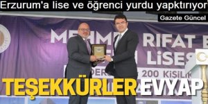 EVYAP'tan Erzurum'a Okul ve yurt