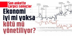 Son ankette çarpıcı sonuçlar: Ekonomi iyi mi yoksa kötü mü yönetiliyor?