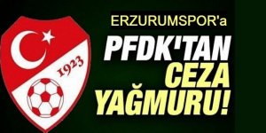 PFDK, Erzurumspora ceza yağdırdı