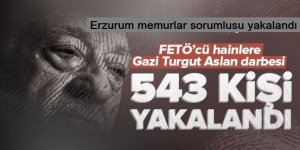 Erzurum'da yakalanan FETÖ zanlıları adliyede