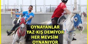 Erzurum’da Cirit 1. Lig müsabakaları devam ediyor