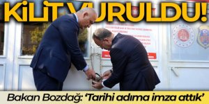 NİHAYET; Adalet Bakanı Bozdağ, Diyarbakır Cezaevi'ne kilit vurdu