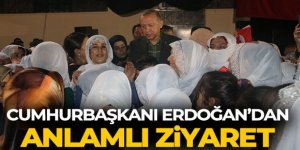 Cumhurbaşkanı Erdoğan, Silvan'da Turgut Özal'ın ziyaret ettiği aile ile bir araya geldi