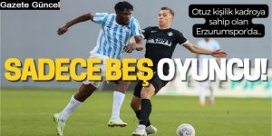Erzurumspor'da atılan 10 golden 5'ine forvet oyuncuları imza attı.