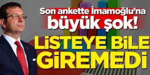 İmamoğlu ve Sekmen listeye giremedi!