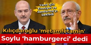 Kılıçdaroğlu 'metamfetamin', Soylu 'ABD' dedi
