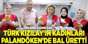 Türk Kızılay’ın kadınları Palandöken’de bal üretti