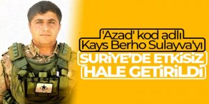 Terör örgütü PKK/YPG'nin sözde Ayn İsa eyalet sorumlusu Sulayva etkisiz hale getirildi