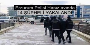 Erzurum'da 7 hırsızlık olayı aydınlatıldı