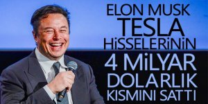 Elon Musk, Tesla hisselerinin yaklaşık 4 milyar dolarlık kısmını sattı