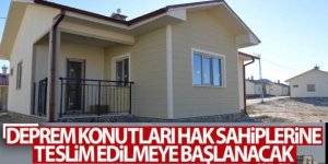 Erzurum'da Afet konutları yıl sonuna kadar hak sahiplerine teslim edilecek