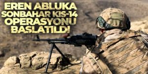 Eren Abluka Sonbahar Kış-14 Operasyonu başlatıldı