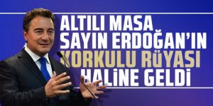 Ali Babacan: Altılı masa, Sayın Erdoğan’ın korkulu rüyası haline geldi