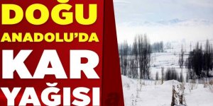 Doğu Anadolu’nun yüksek kesimlerinde kar yağışı