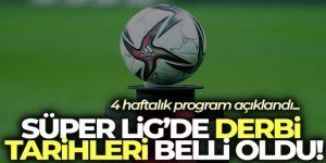 Süper Lig'de derbi tarihleri belli oldu