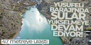 Yusufeli Barajı'nda su seviyesi 47 metreye ulaştı