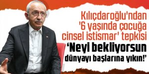 Kılıçdaroğlu'ndan '6 yaşında çocuğa cinsel istismar' tepkisi: