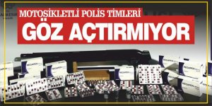 Erzurum'da Motosikletli polis timleri suçlulara göz açtırmıyor