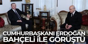 Cumhurbaşkanı Erdoğan-Bahçeli görüşmesi sona erdi