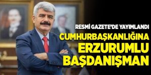 Cumhurbaşkanlığına Erzurumlu Başdanışman