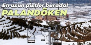 Türkiye’nin en erken açılan Palandöken'e akın etti