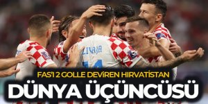Fas'ı deviren Hırvatistan dünya üçüncüsü