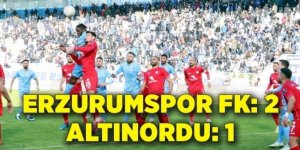Erzurumspor FK: 2 - Altınordu: 1
