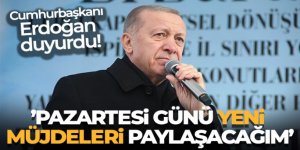 Cumhurbaşkanı Erdoğan Erzurum'da: Müjdeler Pazartesi