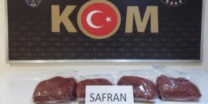 Erzincan’da 1,8 kilogram safran ele geçirildi