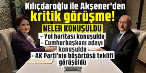 Kılıçdaroğlu ile Akşener'den kritik görüşme!