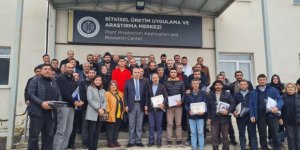 Bitkisel Üretim Uygulama ve Araştırma Merkezi Müdürlüğünün eğitim faaliyetleri sona erdi