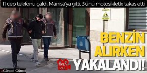 Erzurum'da 11 cep telefonu çaldı: 3'ünü motosikletle takas etti