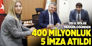 Erzurum'da 400 milyonluk beş projenin imzası atıldı