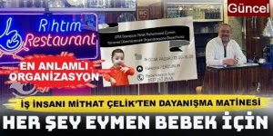 Erzurum'da SMA hastası Eymen bebeğe özel matine