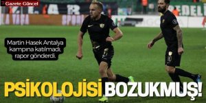Hasek’in psikolojisi bozukmuş!