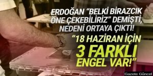 AK Parti'den seçim tarihi açıklaması: ''3 engel var''