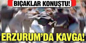 Erzurum'da husumetliler arasındaki bıçaklı kavga