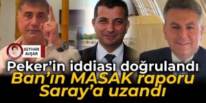 Peker’in iddiası doğrulandı Ban’ın MASAK raporu Saray’a uzandı