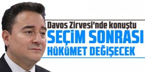 Davos Zirvesi'nde konuştu: Hükümet değişecek