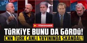 CNN Türk canlı yayınında skandal!