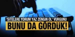 Dolandırıcıların son vurgunu: Yorum yaz para kazan