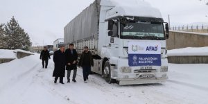 Palandöken’den 15 TIR dolusu yardım