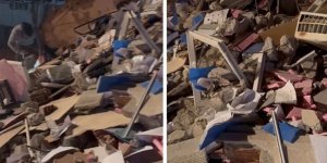 Resmi evraklar etrafa saçıldı: Delil dolu binaya acil yıkım kararı