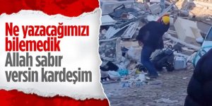 Depremin en acı görüntüsü!