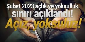 Açlık ve yoksulluk sınırı açıklandı!